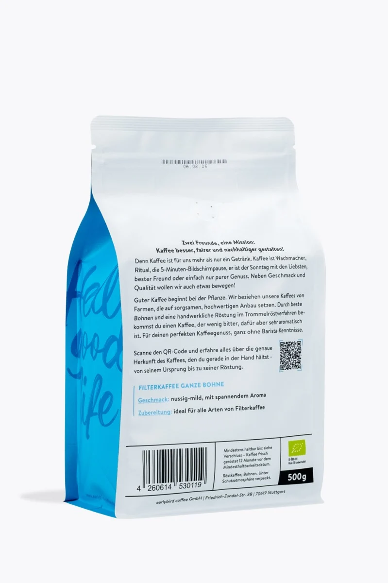 earlybird Filterkaffee Bio 500g