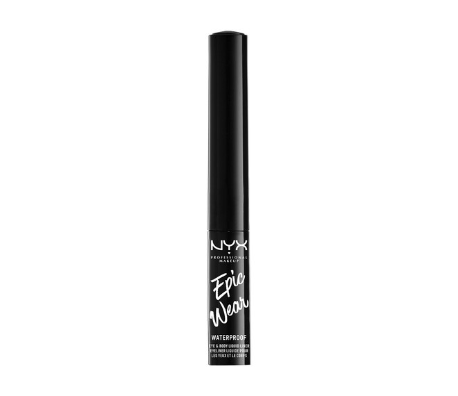 NYX Professional Makeup EPIC WEAR METALLIC Eye & Body Liquid LinerBlack Metal