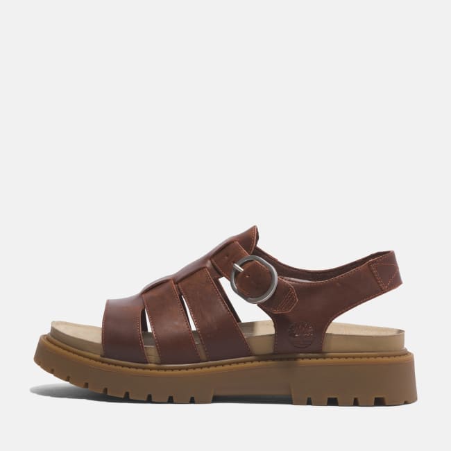 Sandalo Fisherman Clairemont Way da Donna in                rosso scuro