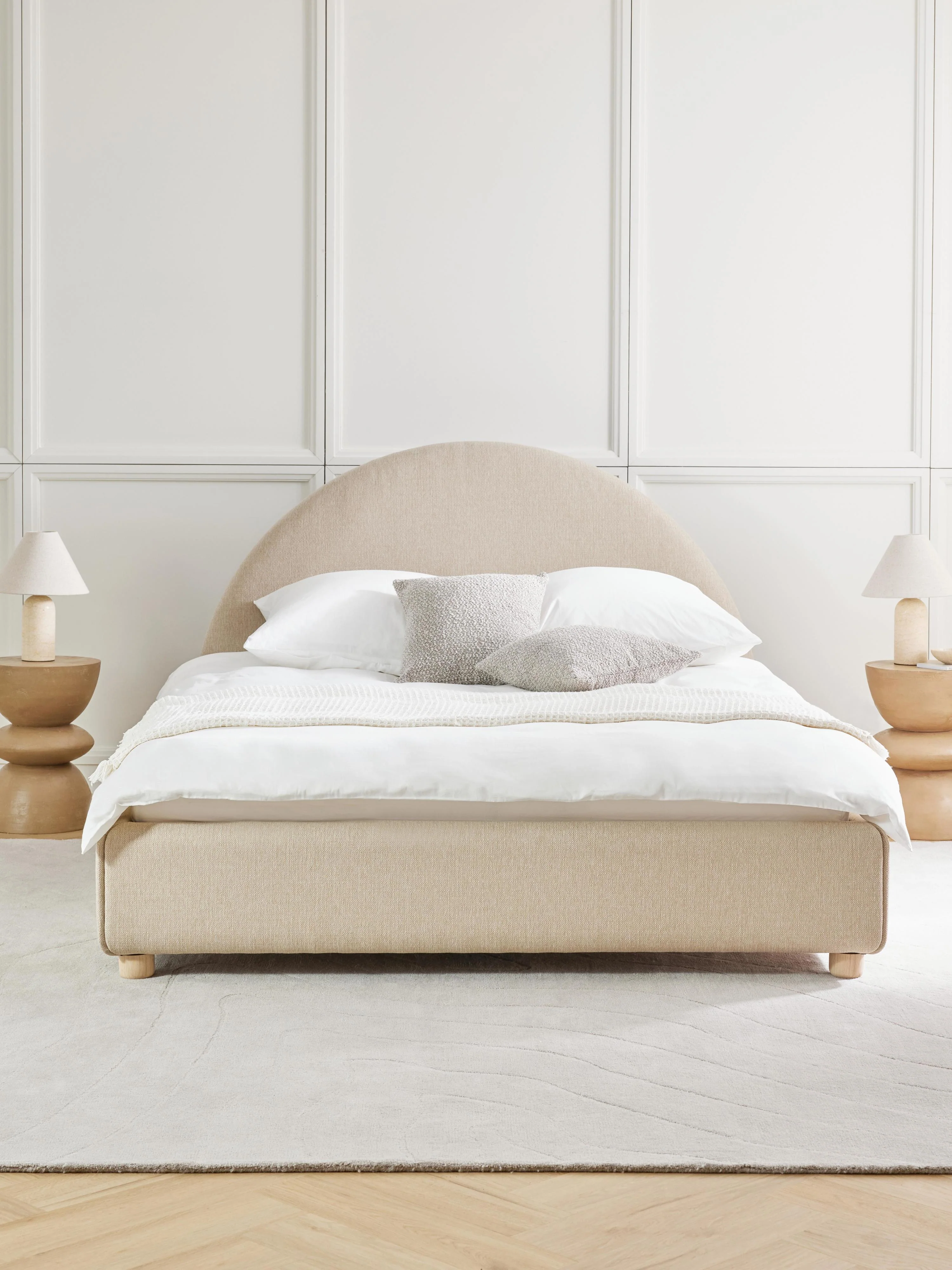 Gestoffeerd bed Ebba