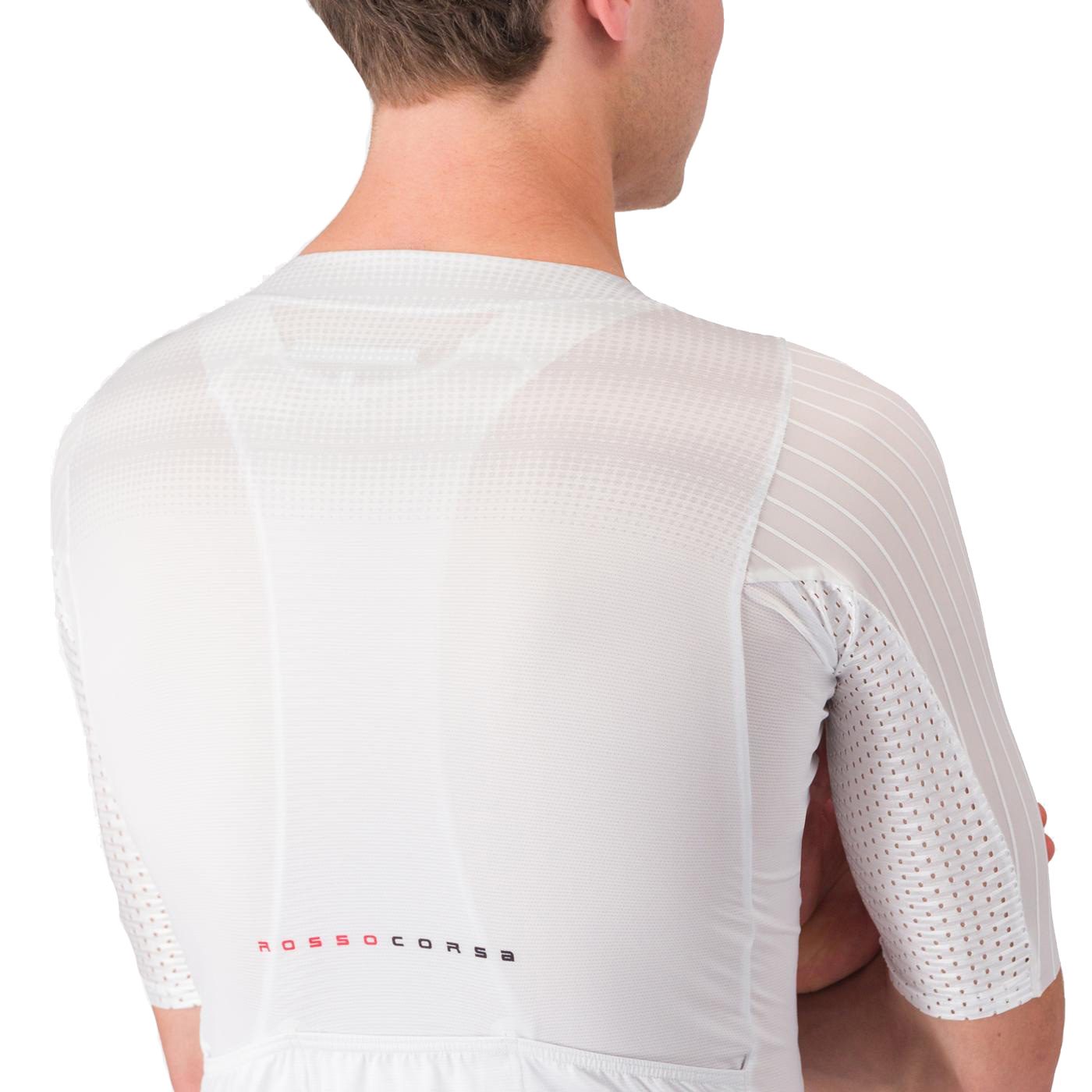 Castelli Aero Race 8S Radtrikot Herren weiß