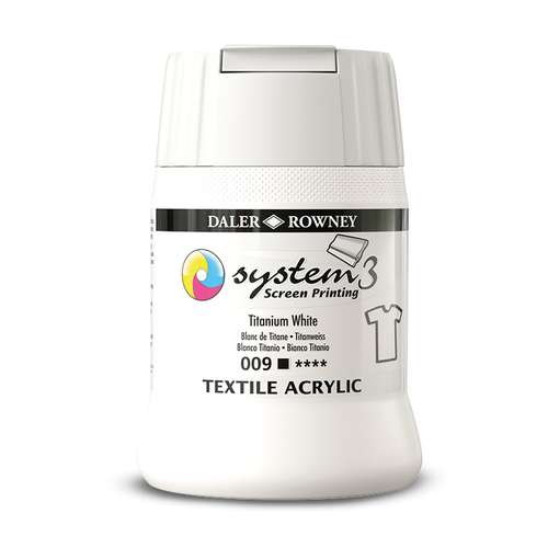 DALER-ROWNEY System 3 TEXTILE ACRYLIC Siebdruckfarben