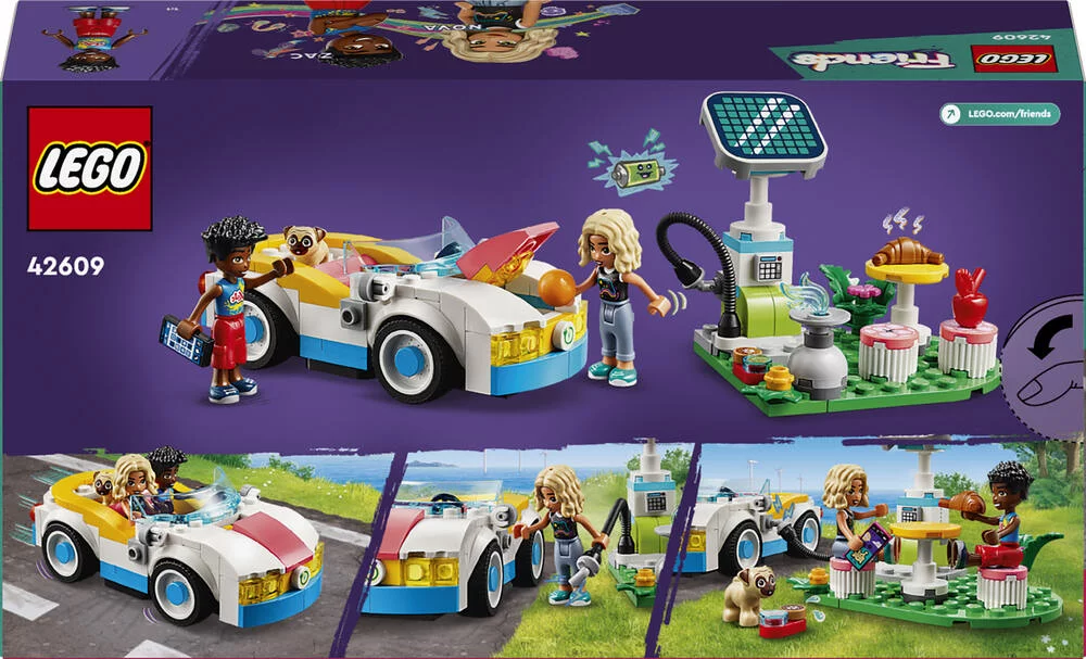 LEGO®FRIENDS 42609 - LA VOITURE ELECTRIQUE ET LA BORNE DE RECHARGE