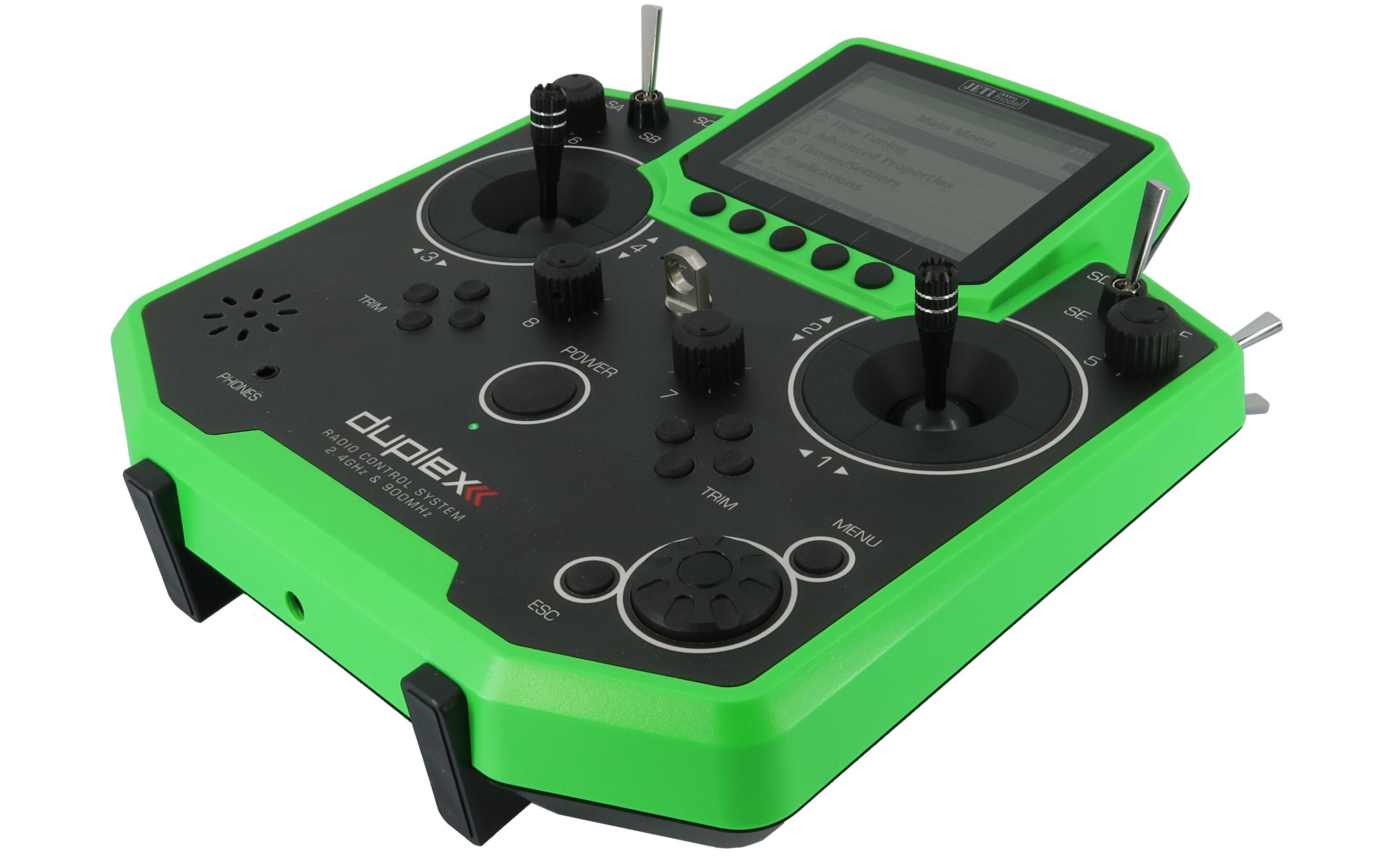 Fernsteuerung Duplex DS-12 EX Grün<br>Handlicher Jeti Duplex 2.4 GHz Sender
