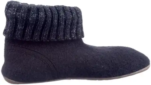 Haflinger zwart 481006 - maat 42 pantoffel zwart - maat 42 Calandschoen