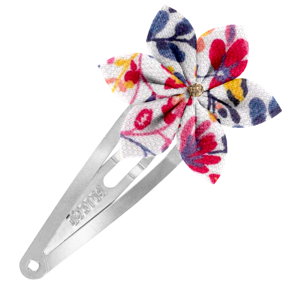 Barrette Clic-Clac Fleur Étoile Lianes Printanieres