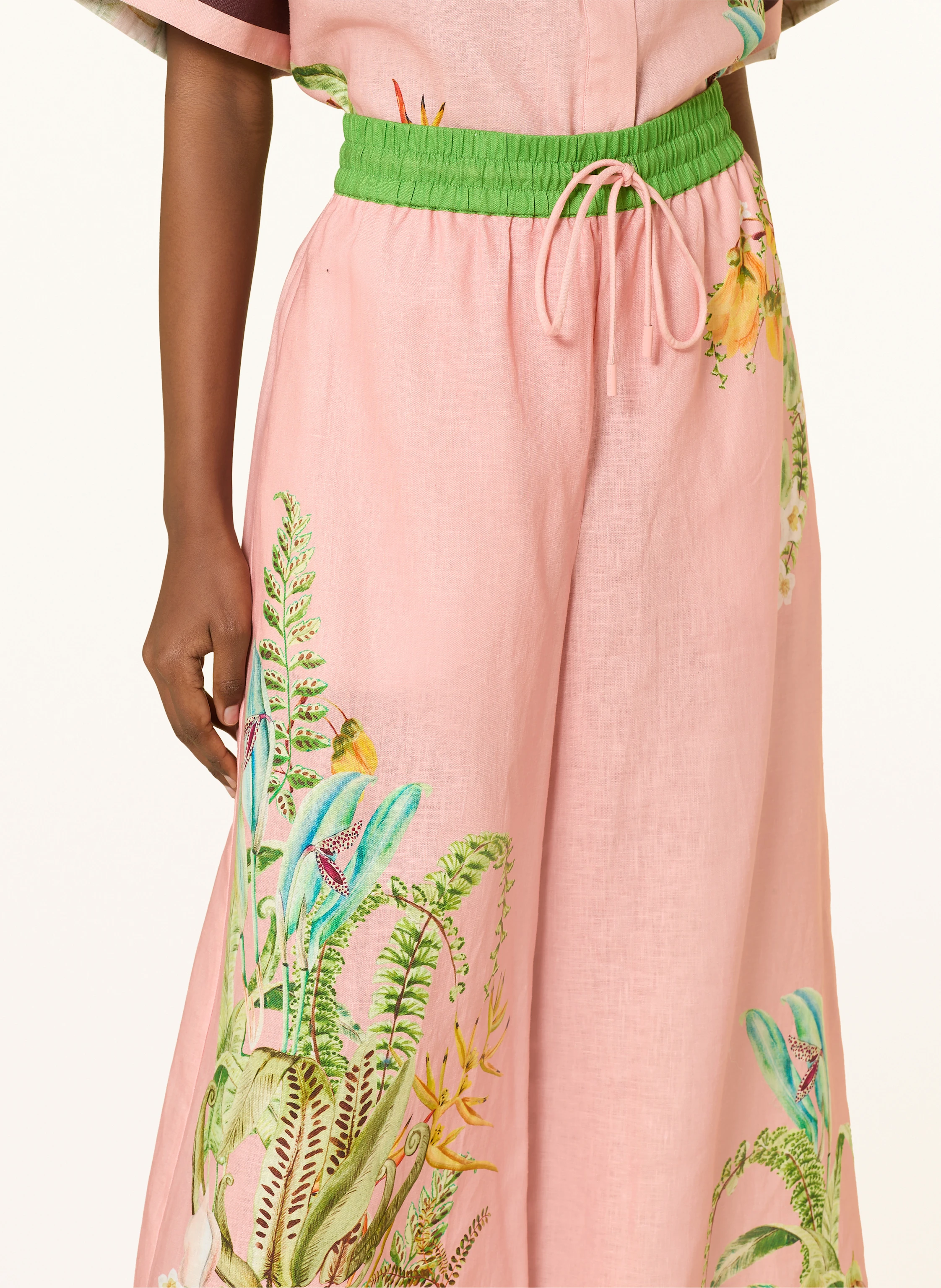 ALÉMAIS Marlenehose aus Leinen