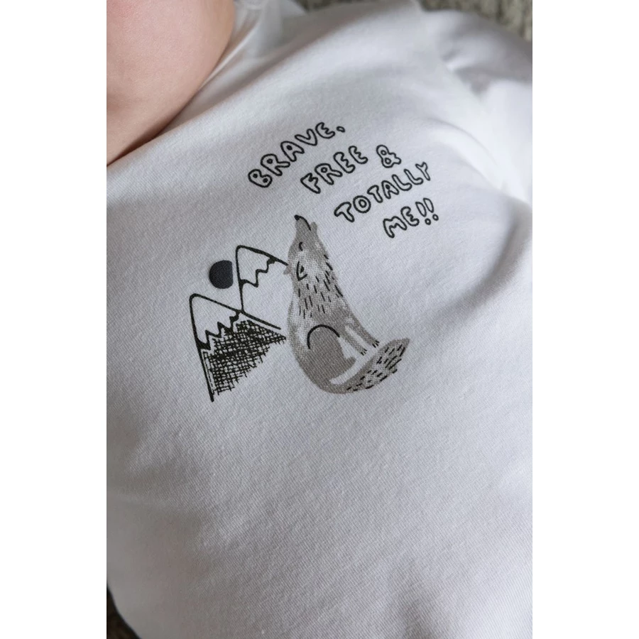 Feetje Langarmshirt Brave Natur