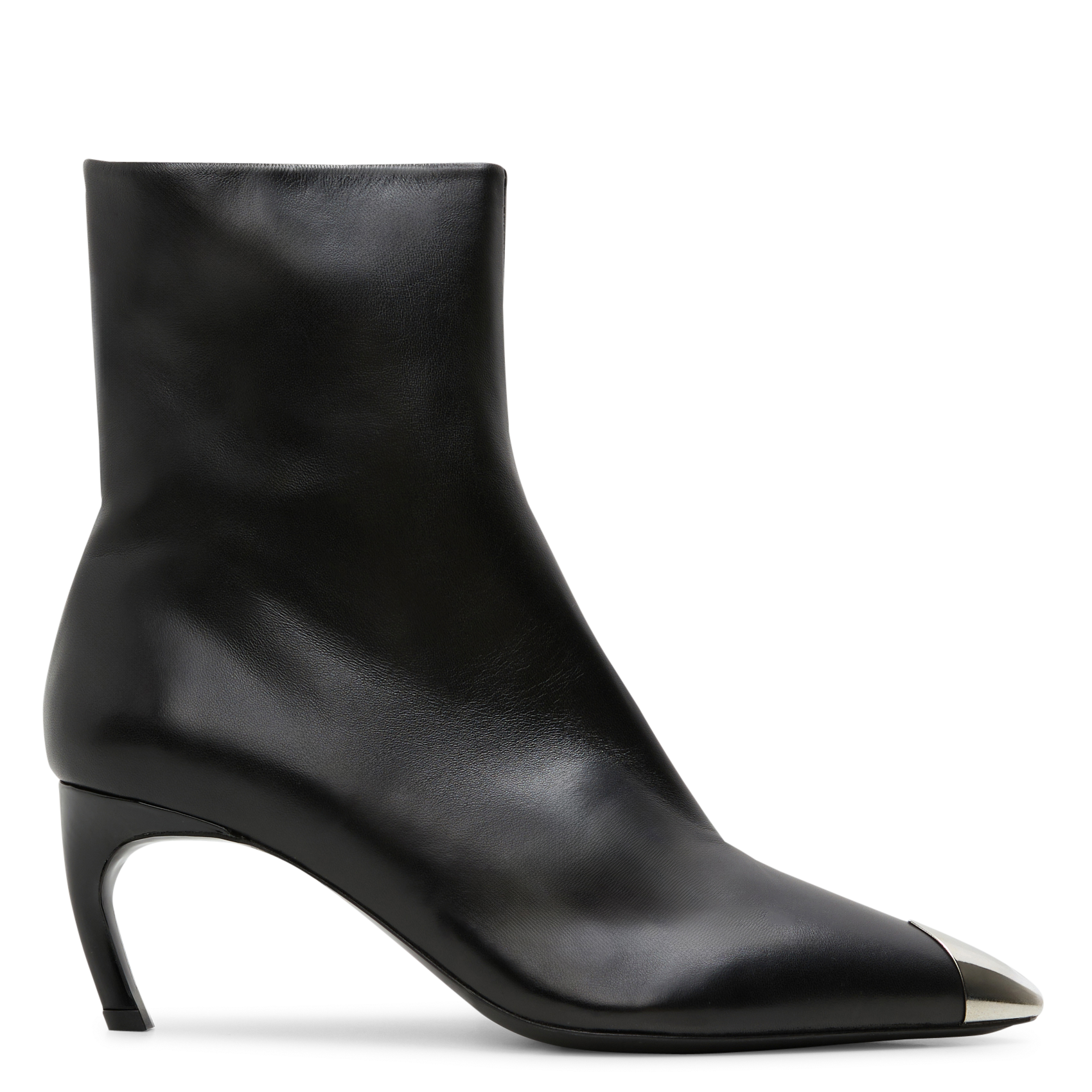 JOLIMET - Bottines métallisé en cuir| Noir