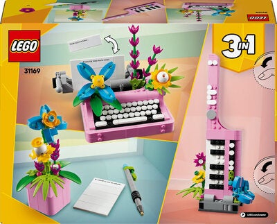 LEGO Creator 31169 Skrivemaskin med blomster