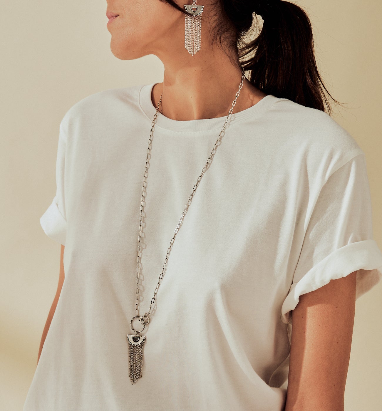 Sautoir / choker ECLIPSE - Argent