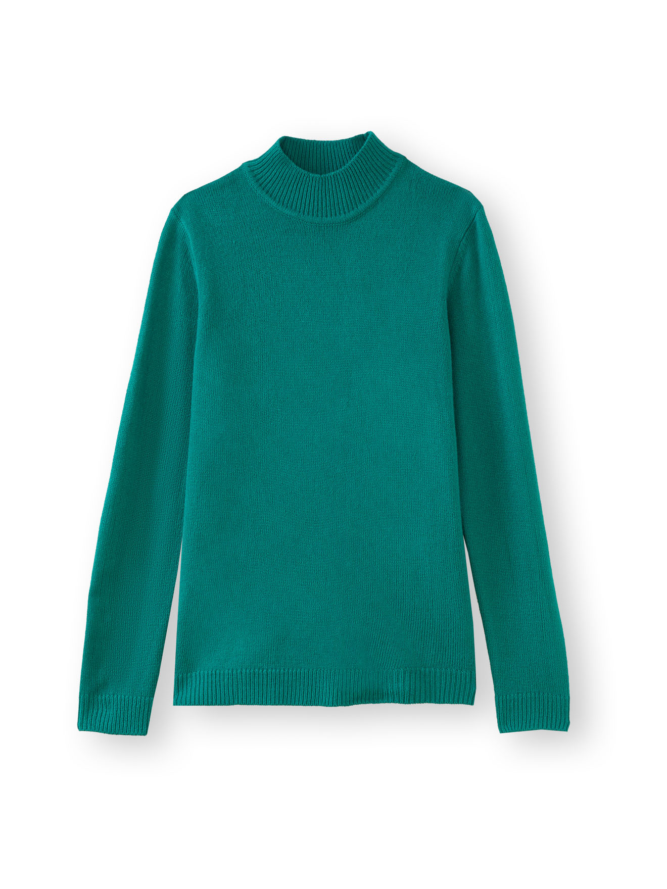 Pull col montant manches longues