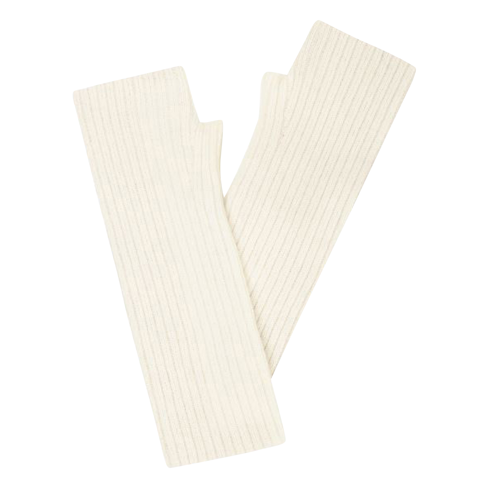 Mitaines en cachemire | Blanc
