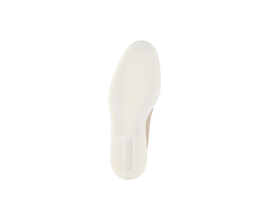 Mocassin homme Velours Beige - MANASOTA II