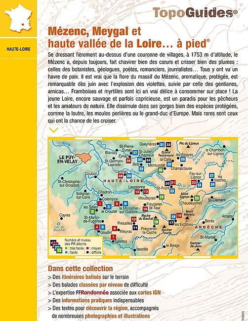 FFRP - P435 LE MASSIF DU MEZENC A PIED FFRP