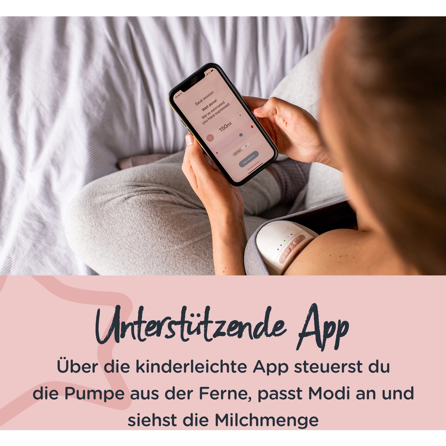 Tommee Tippee Elektrische Einzelmilchpumpe Made for Me, tragbar