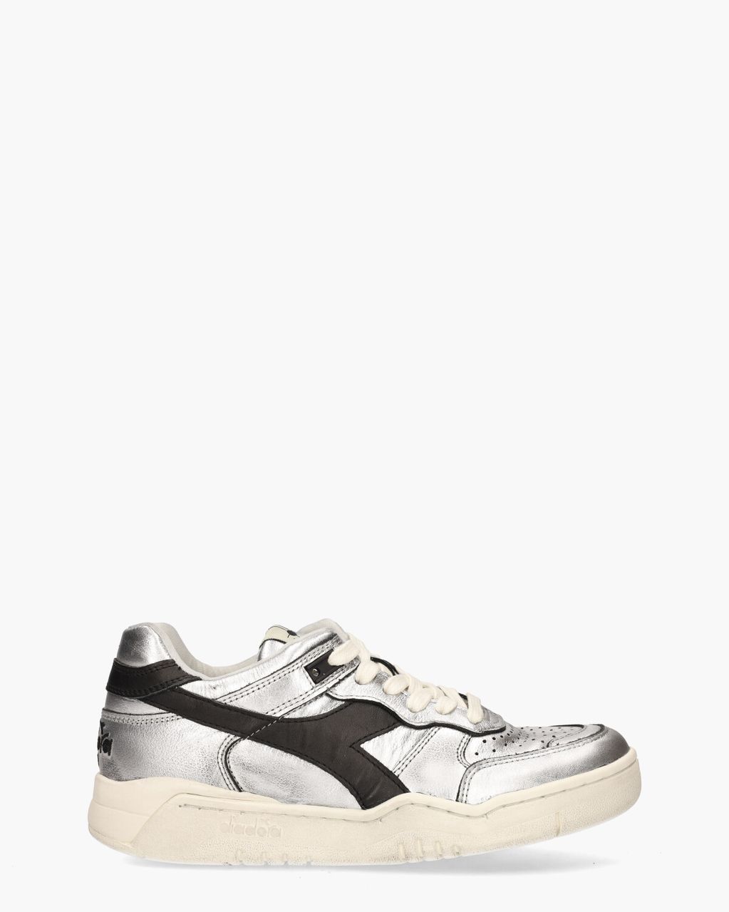 Diadora Heritage B.560 Metallic Zilver Damessneakers
