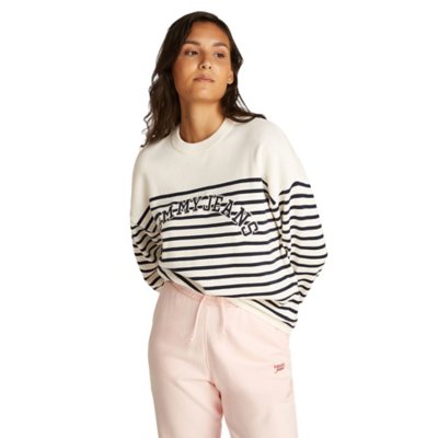 Pull femme Tjw Stripe Varsity TOMMY HILFIGER