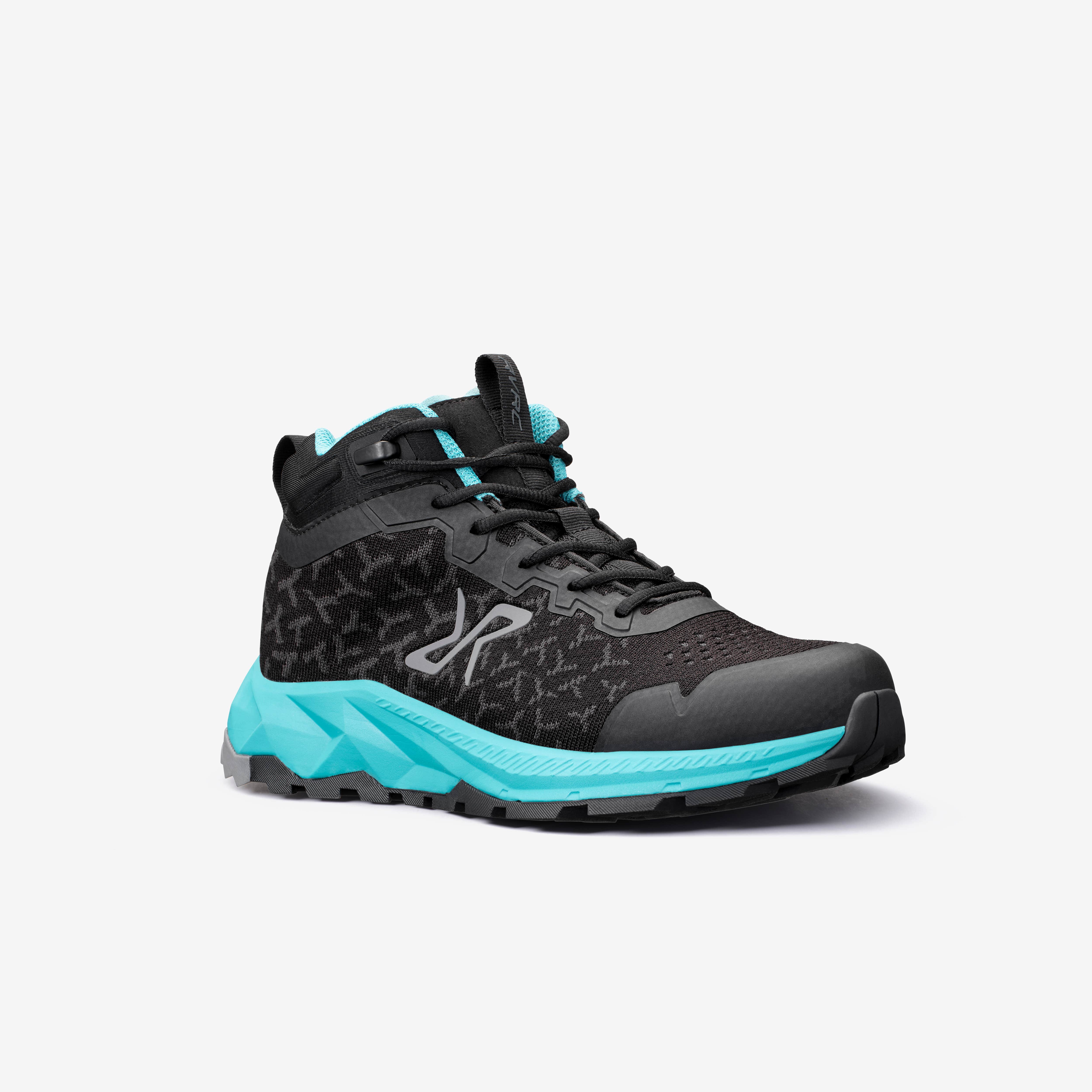 Trailknit Waterproof Mid Hiking Shoes Dame Black/Turquoise
