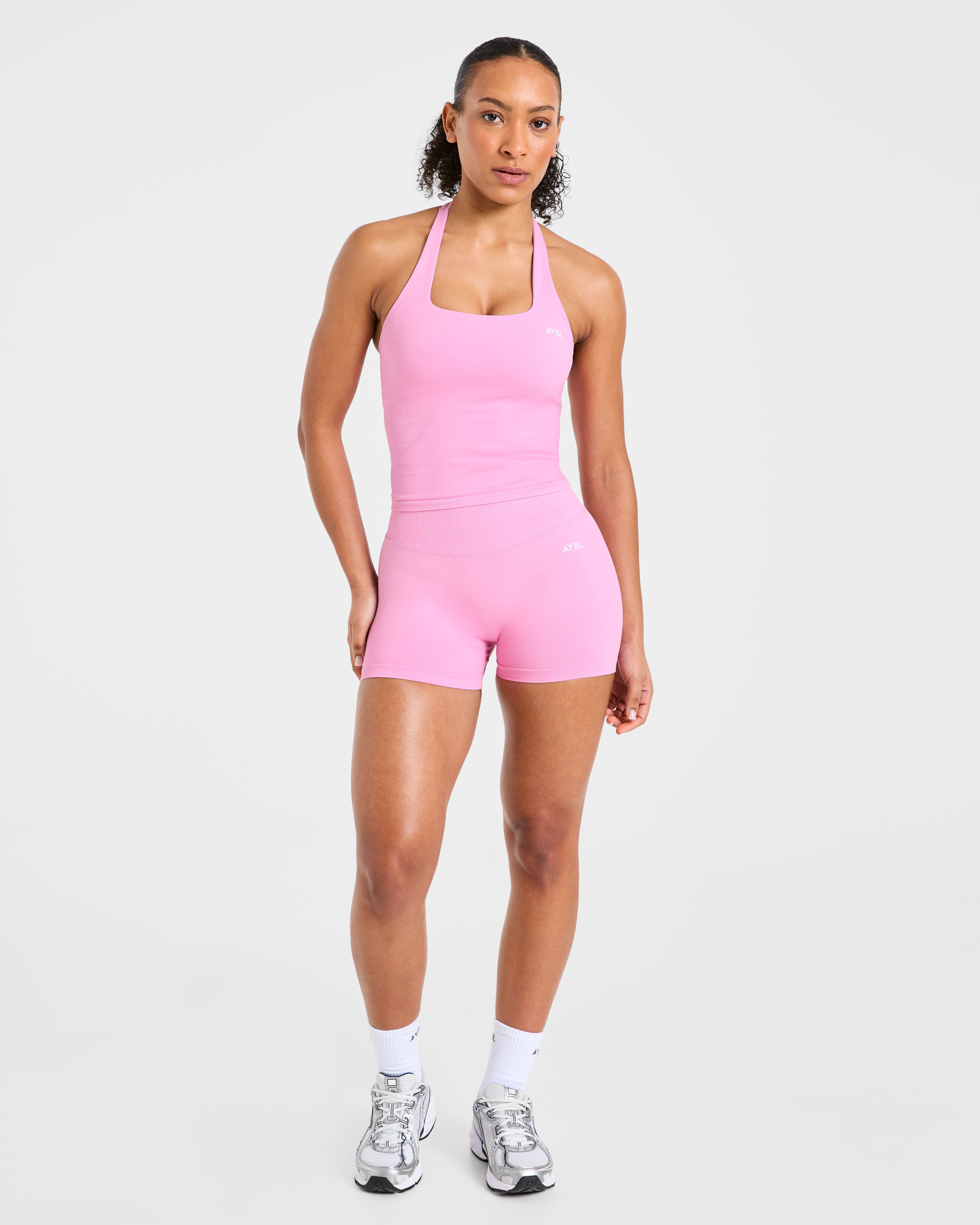 Enhance Seamless Halterneck Top