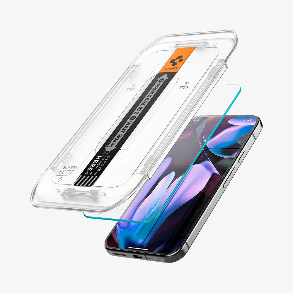 (2er Set) Google Pixel 9 / Pixel 9 Pro Glas Tr EZ Fit Panzer Glas Case Friendly   Montagerahmen (AGL08442)
