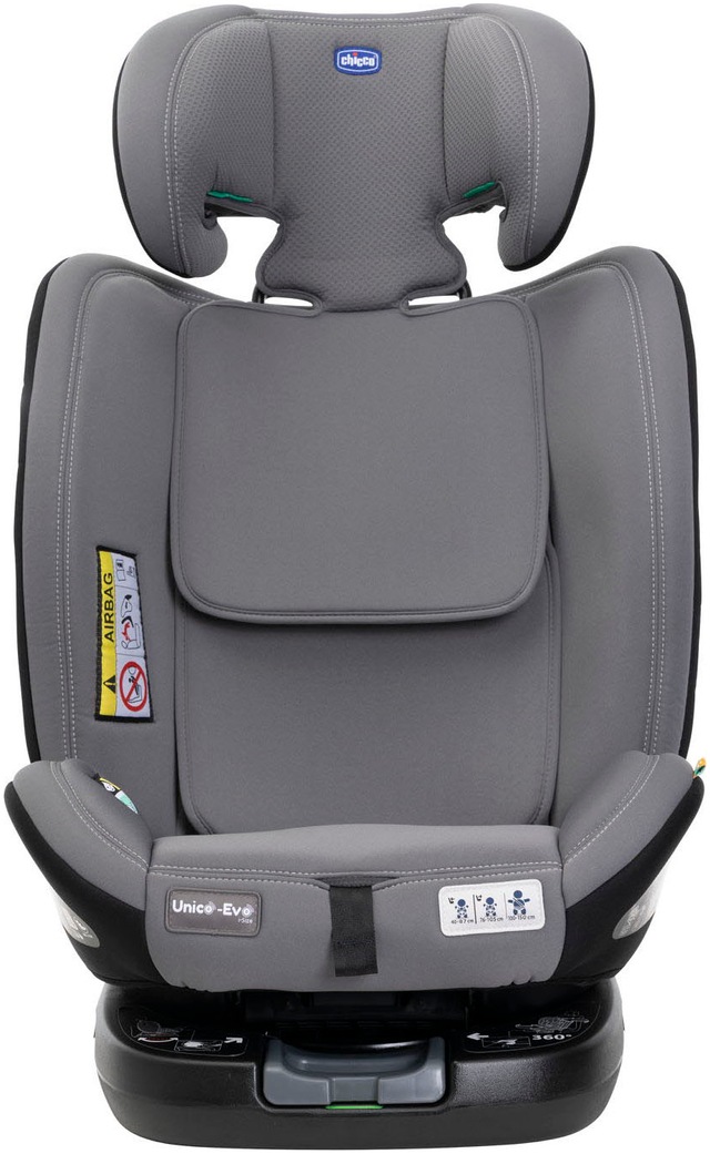 Chicco Autokindersitz »Unico Evo i-Size, Grey Black« ISOFIX-Befestigung