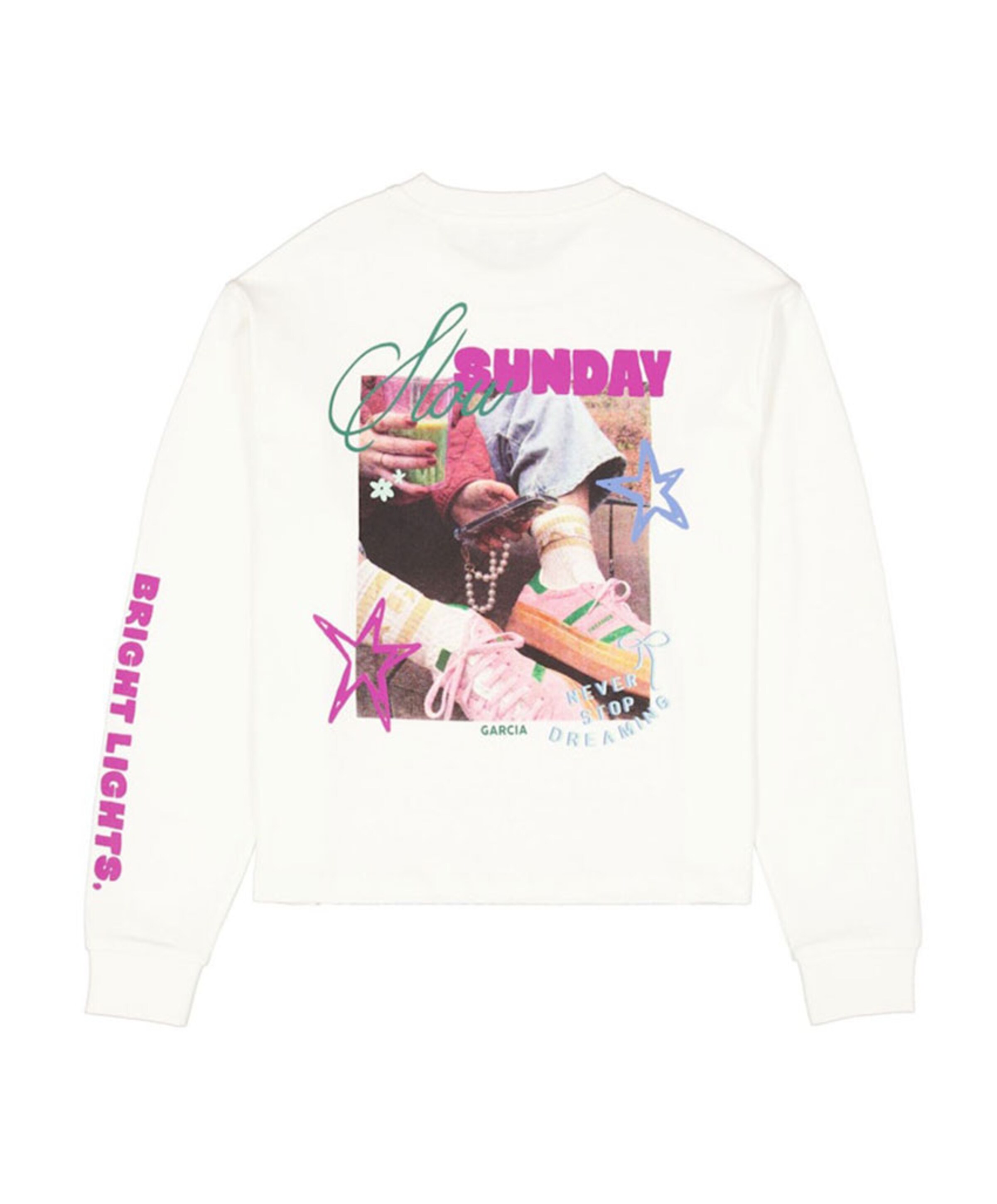 Garcia Meisjes longsleeve ecru