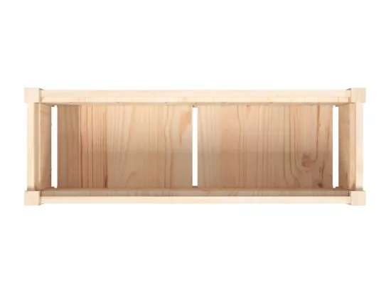 Jardinière d'extérieur 90x31x31 cm bois de pin massif