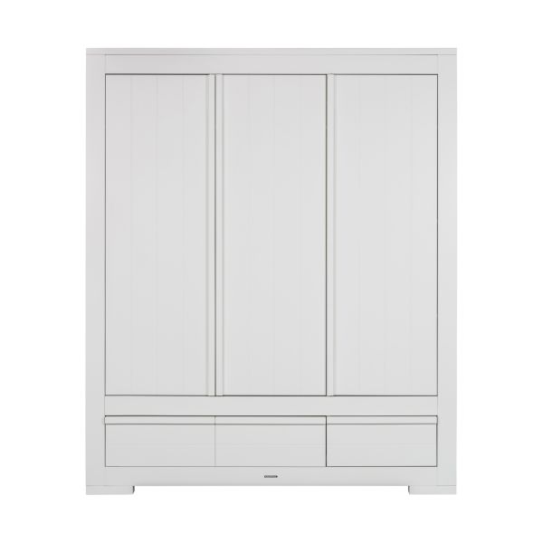 Kidsmill Bretagne Kledingkast 3-Deurs Wit