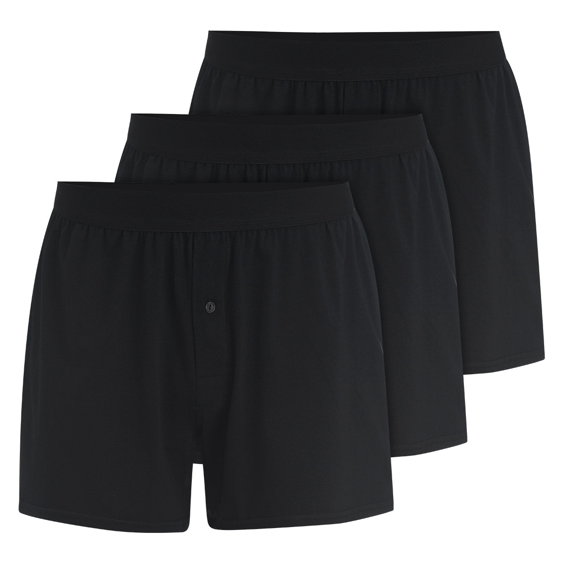 VanVaan 3 Herren Boxershorts aus Jersey schwarz