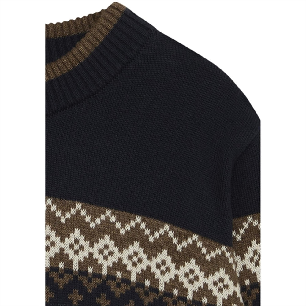 Mini Navy Pelle Pullover - Hust & Claire