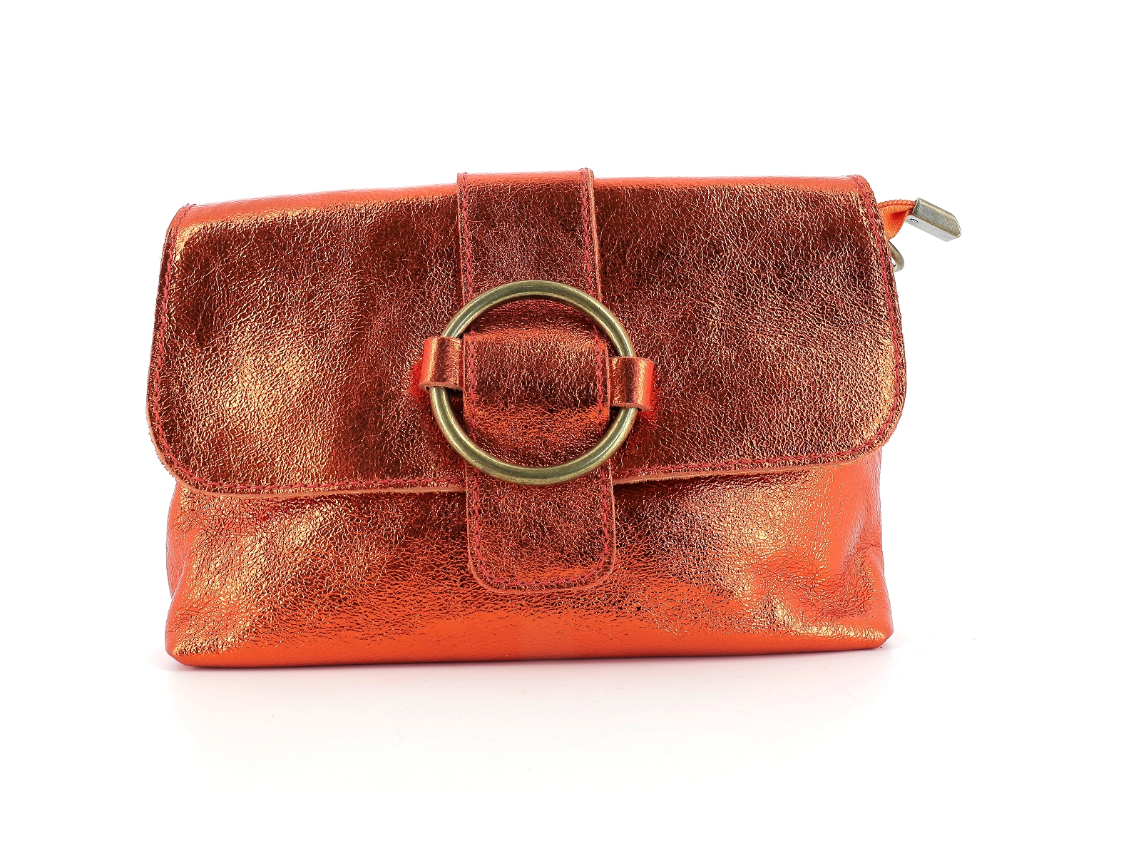 L brand-060 S SAC CUIR Cuir Orange