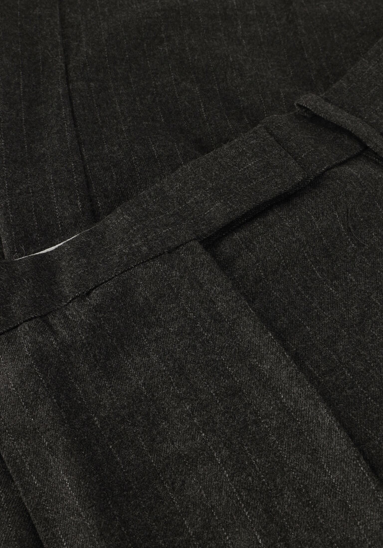 donkergrijze second female pantalon wake trousers