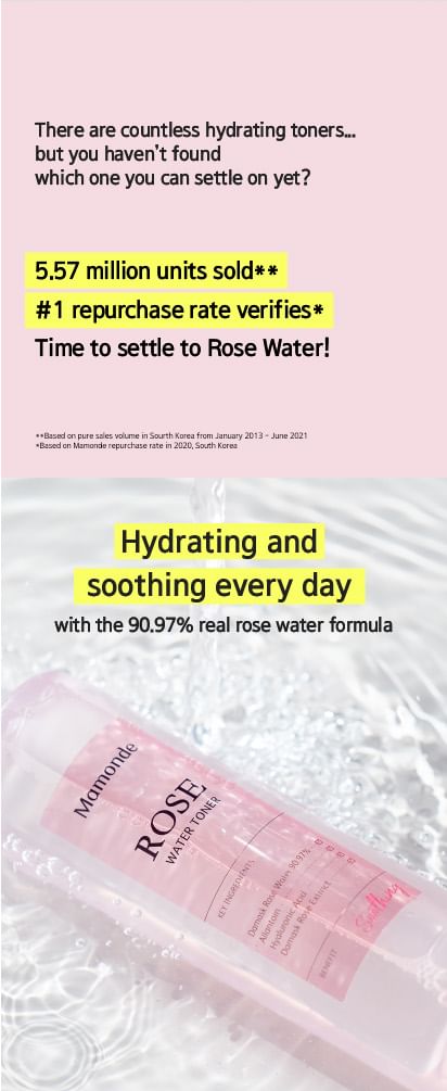 MAMONDE - Rozenwater Toner