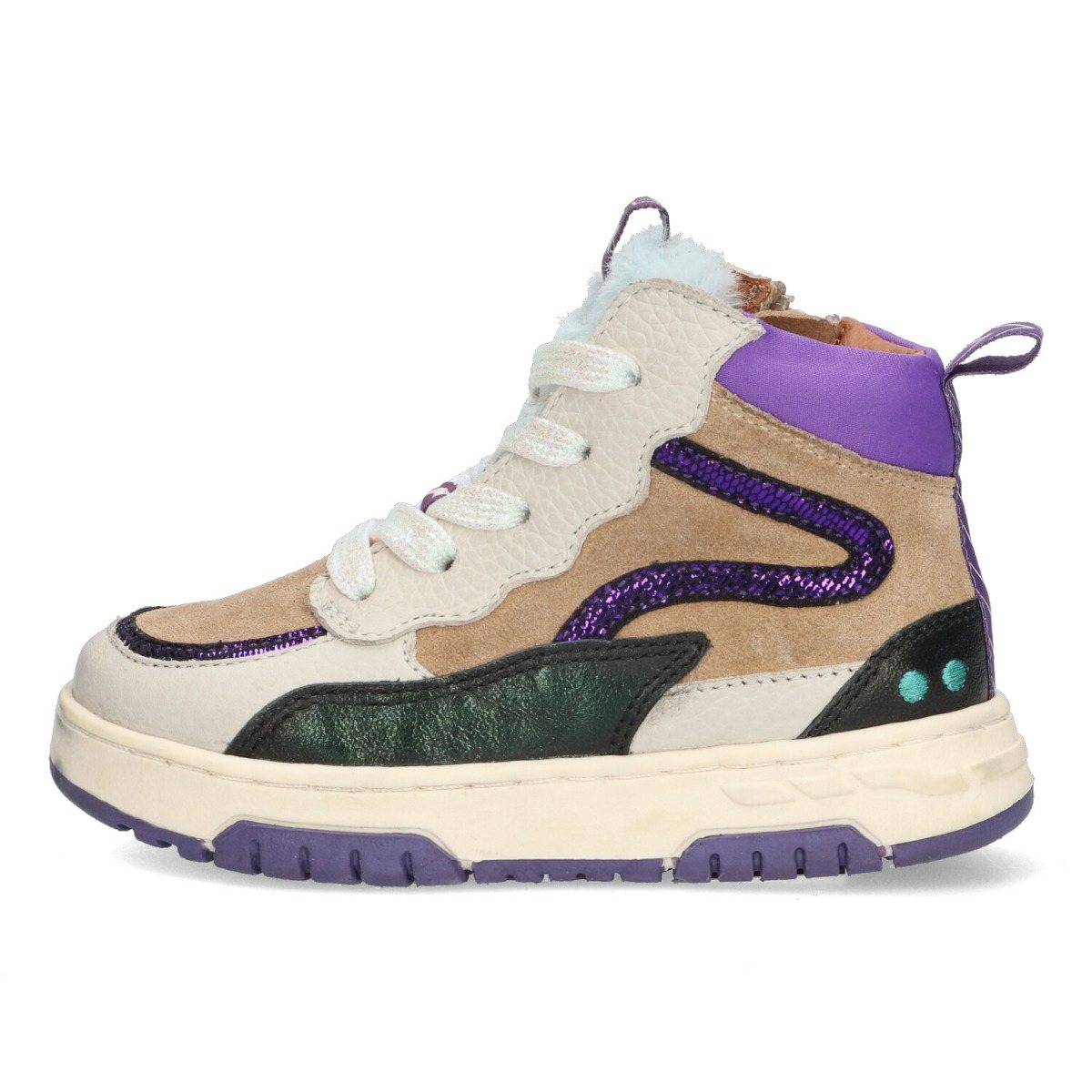 Mees Move - Hoge Sneakers Bunnies Paars