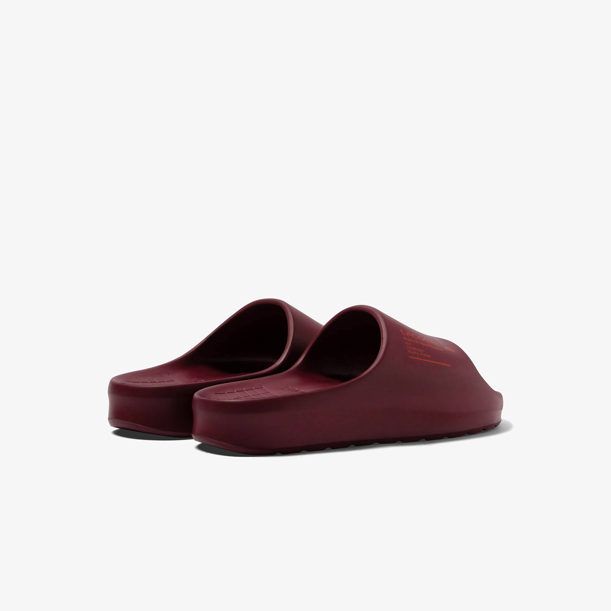 Claquettes Serve Slide 2.0 homme ton sur ton Claquettes & Sandales - Rouge - Lacoste - Homme
