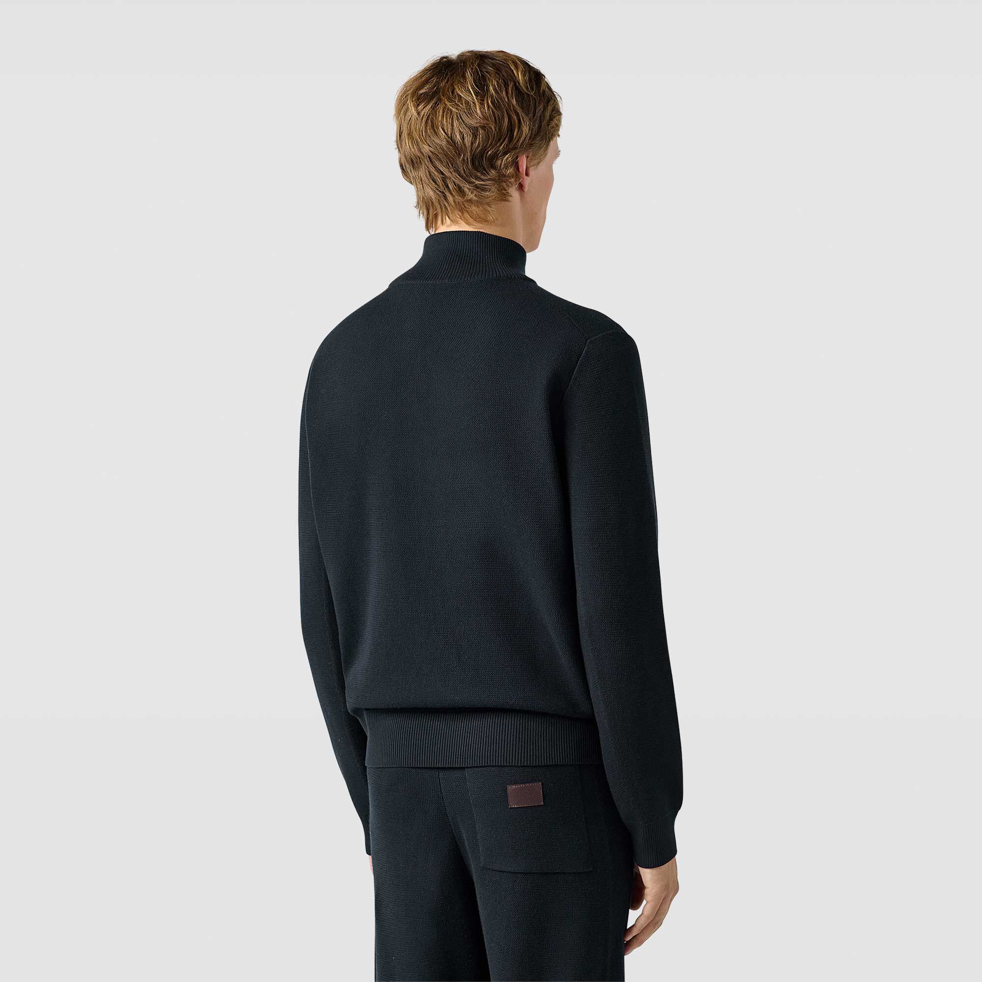 Pull Avec Col Zippe Shadow