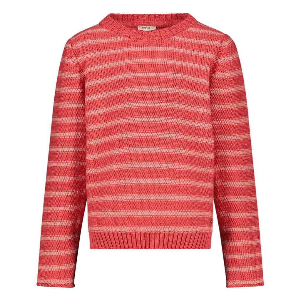 ESPRIT gestreepte trui rood