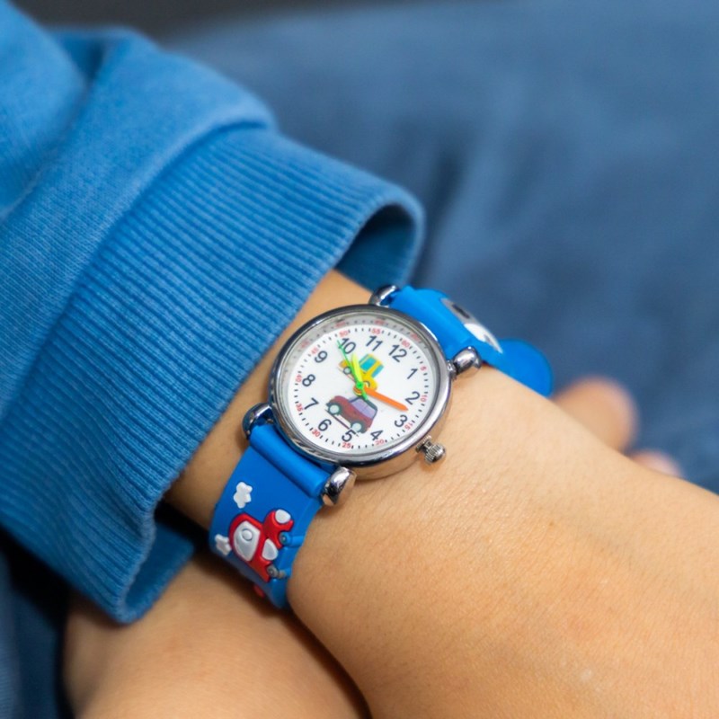Montre Unisexe CHTIME bracelet Silicone Bleu