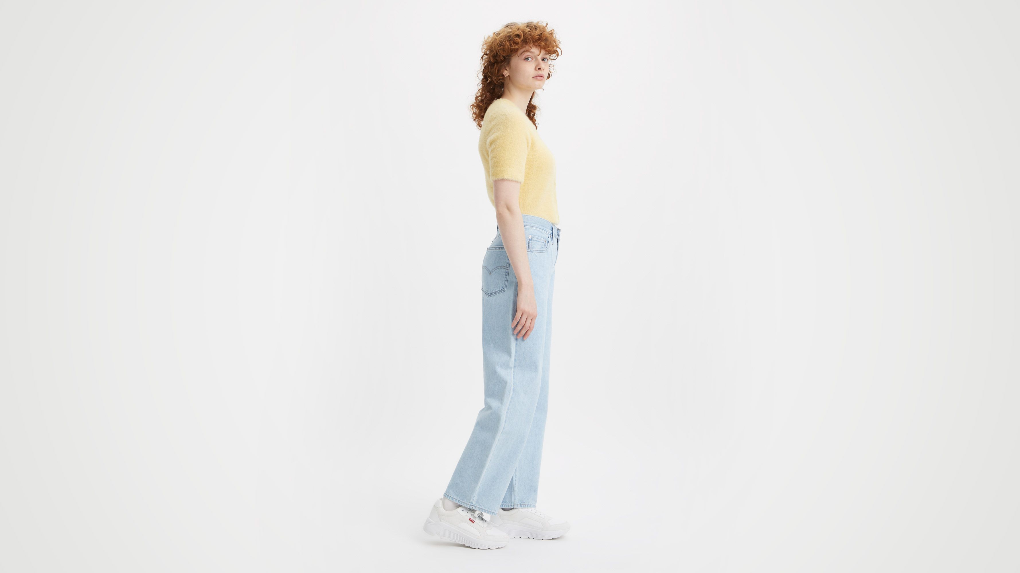 Jean Dad Baggy - Light Indigo Stonewash - Bleu