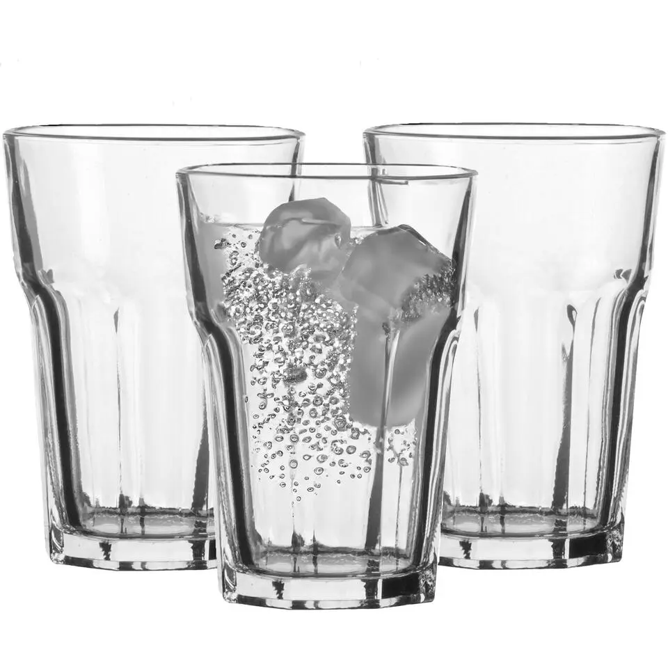 Urban Living Waterglazen Vegas - transparant glas - 3x - 350 ml