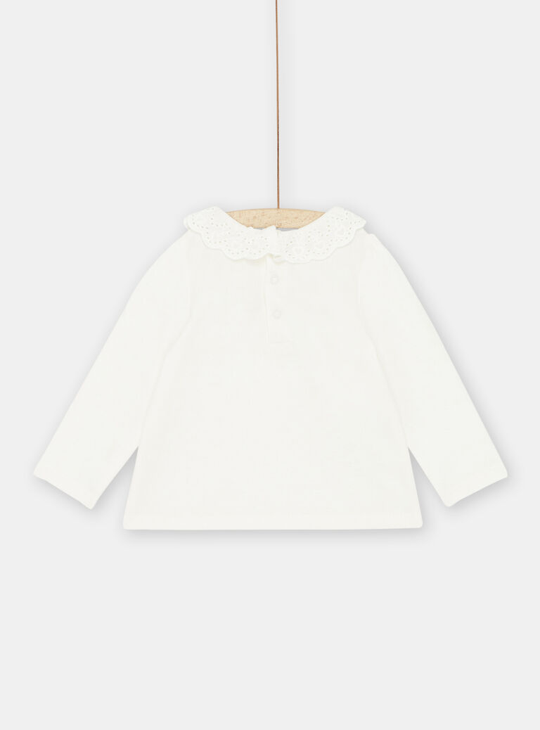 Brassière écrue bébé fille