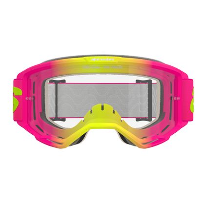 Masque cross Alpinestars VISION 5 WORDMARK 2025 - Rose / Jaune