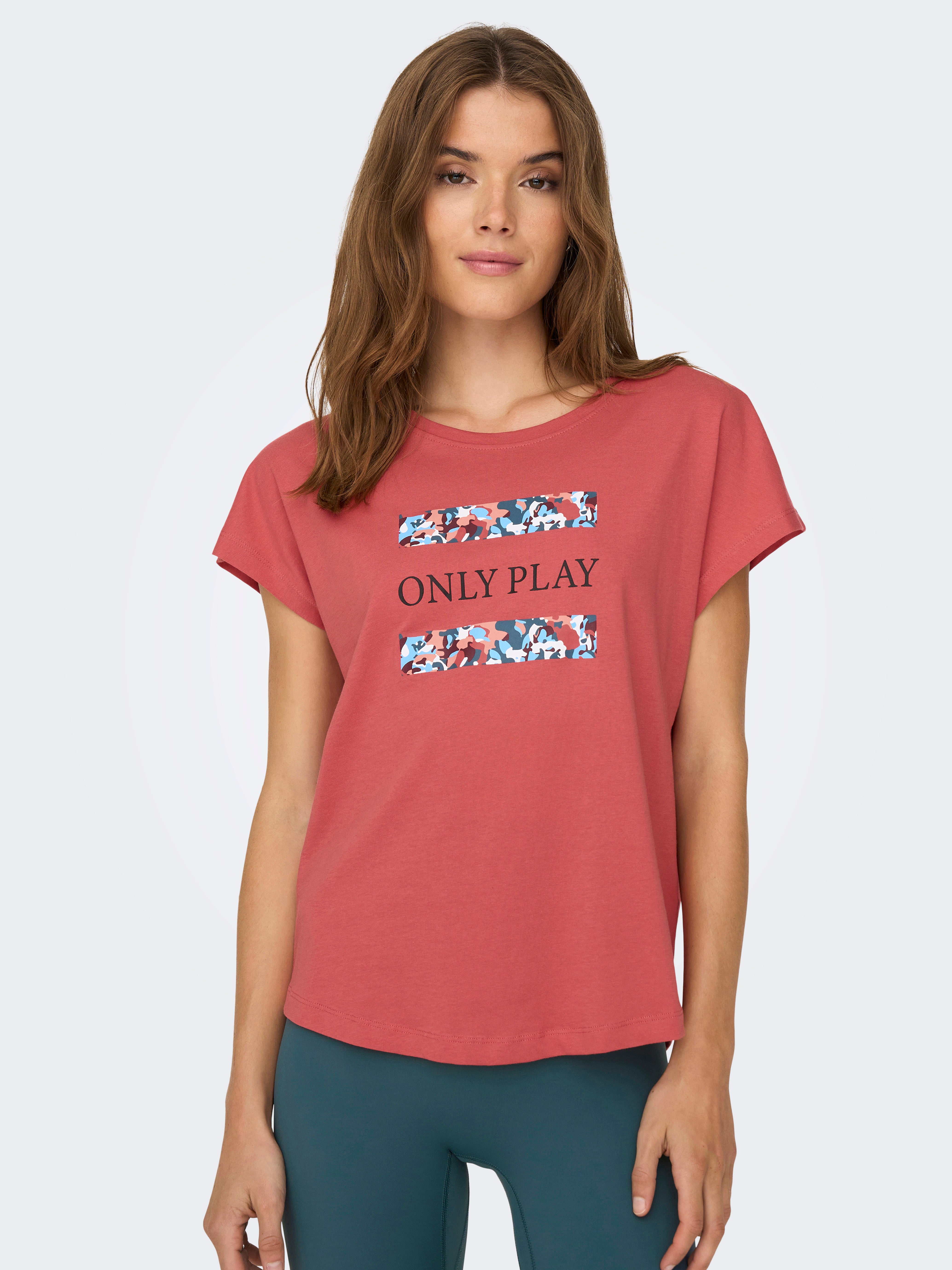 ONPJESS T-shirt Mineral Red