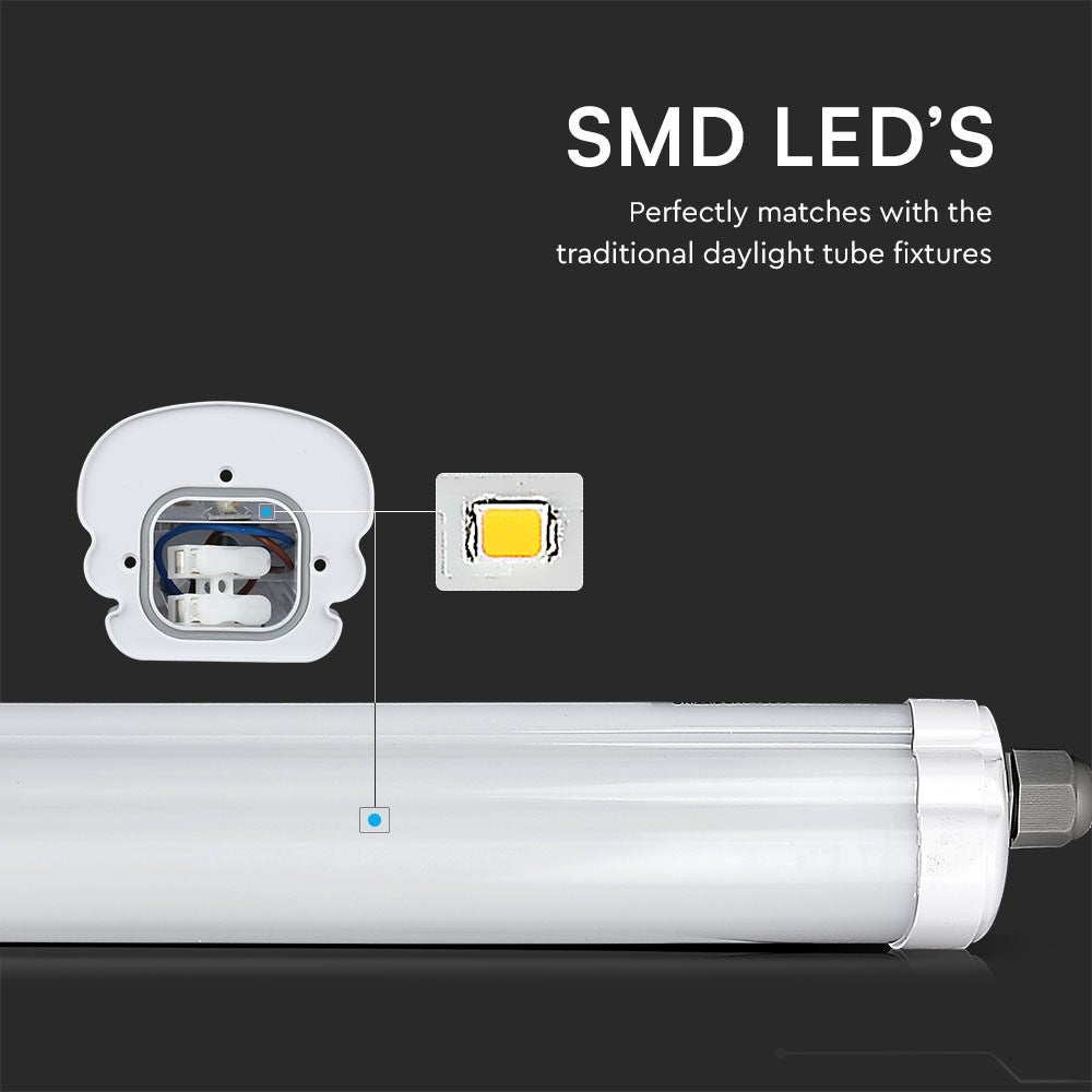 V-TAC VT-1574S-N - LED-armatuurfittingen - G-serie - 120lm/w - Samsung - IP65 - 48 Watt - 5760