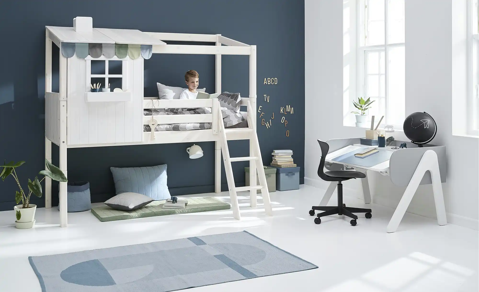 FLEXA Halbhochbett-Gestell Flexa Classic Haus