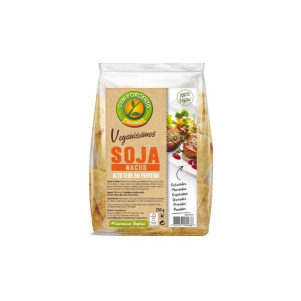 Cem Porcento Nacos de Soja 250g