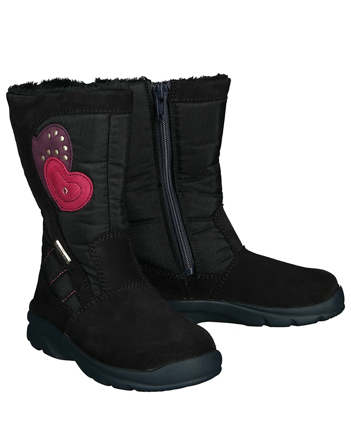 Winterstiefel WANJA gefüttert in dunkelblau