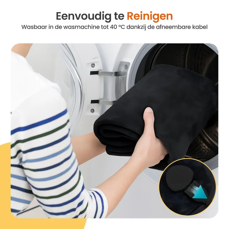 Goliving Elektrische Deken Voor Rug en Nek - Elektrische Warmtedeken