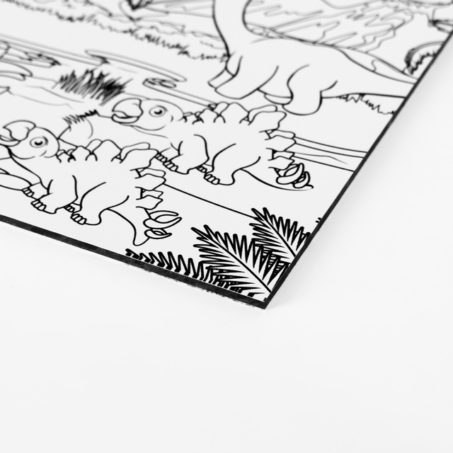 queence Bild »Löwe im Dschungel« Blätter | Blätterbilder | Figuren | Löwe | Löwen | Mädchen | Märchenbilder | klassische Fantasie 1 Stk. tlg. DIY Wandbild aus Dibond